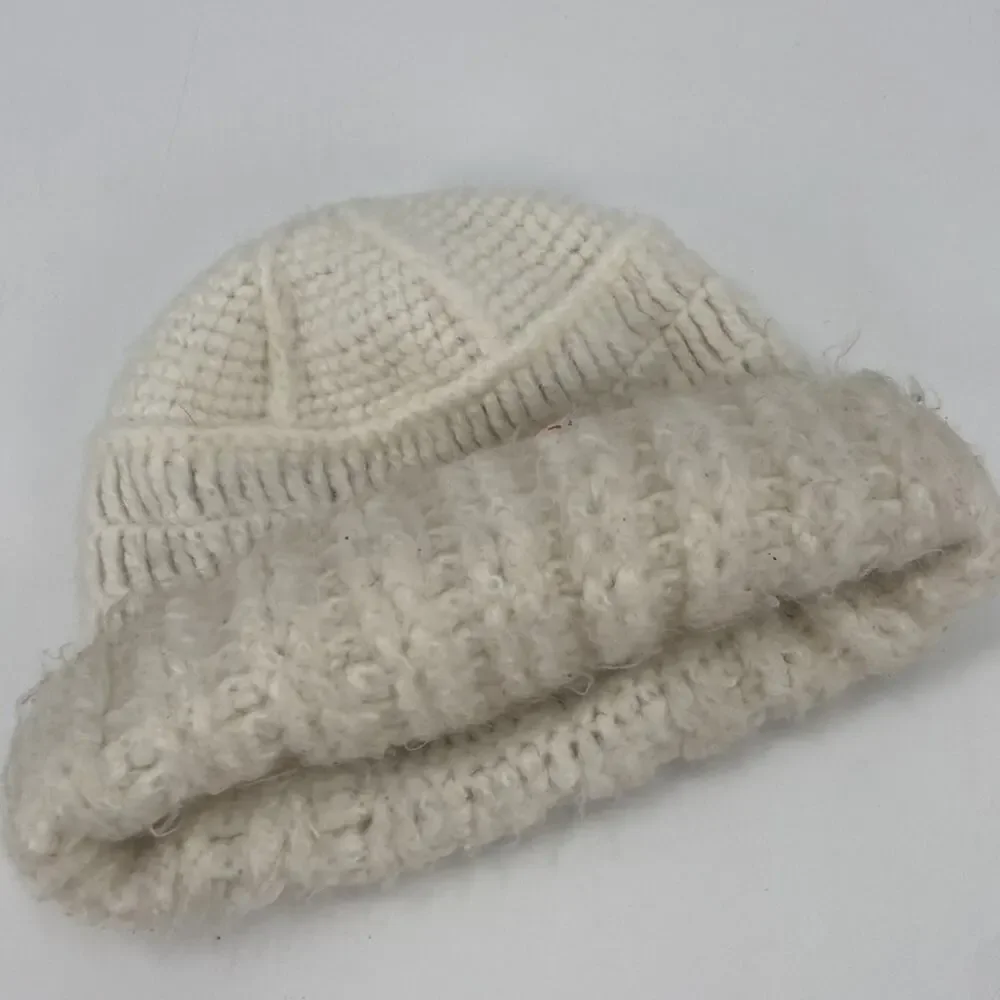 Wooden Ships Knit acrylic white beanie